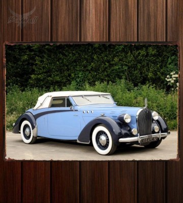 Металлическая табличка Voisin C30 Cabriolet